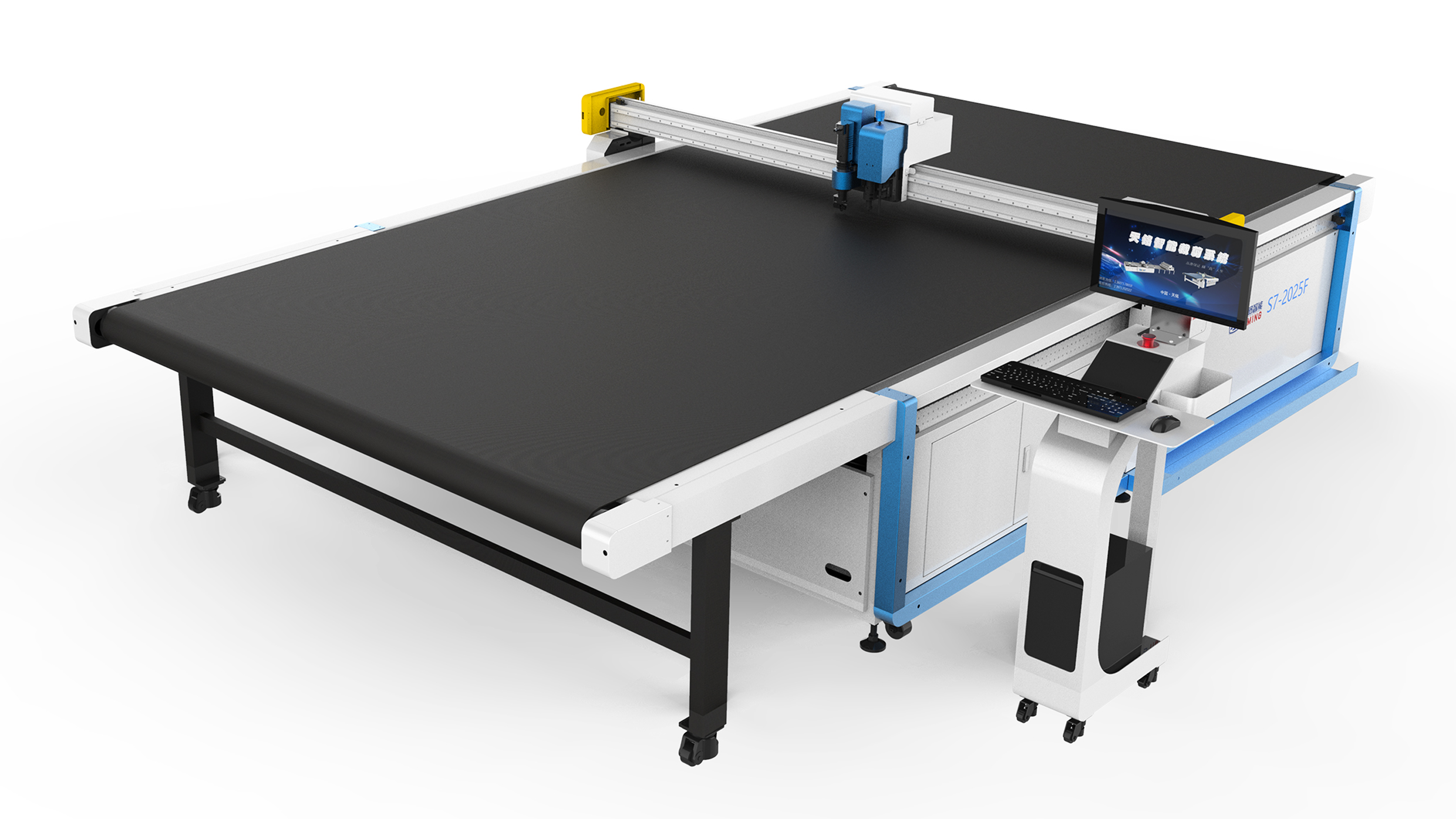 Fabric single layer cutting machine automated