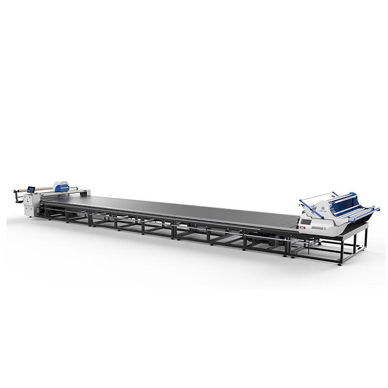 Automatic static table fabric cutting system