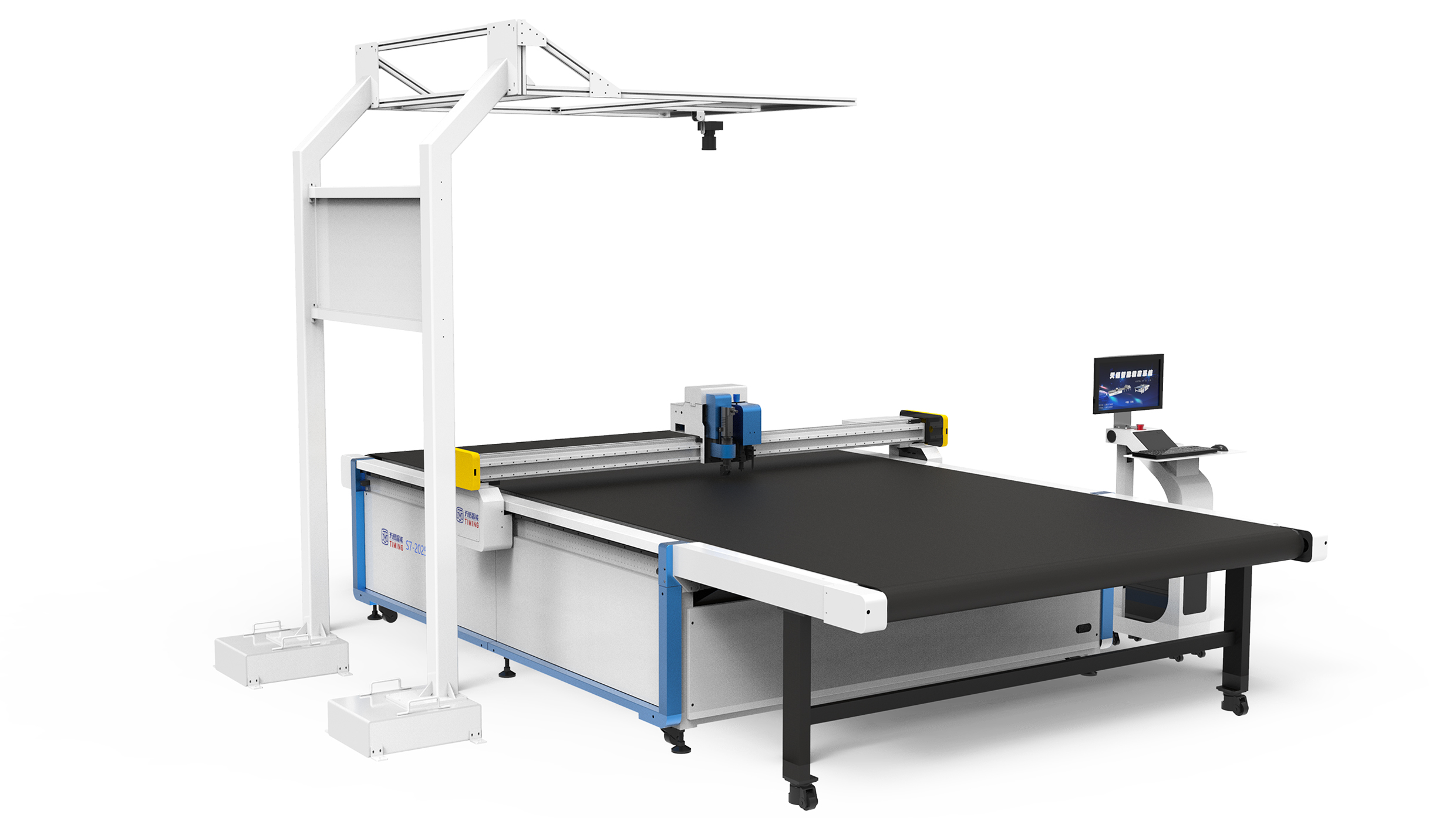 Single layer fabric cnc cutting machine with CCD Vision
